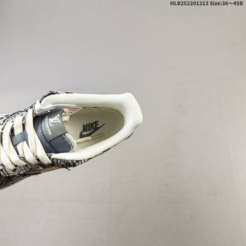 Nike Air Force 1 Low Grey Off White Black EU 36-45 Sneaker - Unisex (BS-62715)