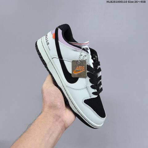 Nike SB Dunk Low Toyota AE86 Light Grey Black Light Purple EU 36-45 Skate Shoe - Unisex (BS-62080)