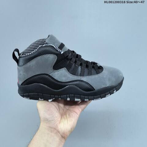 Air Jordan 10 Retro Shadow Replica AIR JORDAN 10 Aj10 Lifestyle (BS-66505)