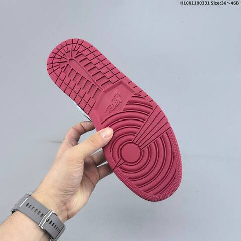 Air Jordan 1 Low Alternate Bred Toe AIR JORDAN 1 Aj1 Lifestyle (BS-66383)