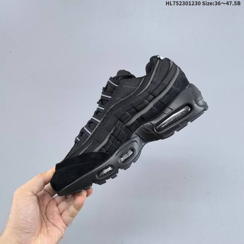Nike Air Max 95 Black White Off White Grey EU 36-47 5 Sneaker - Unisex (BS-62330)