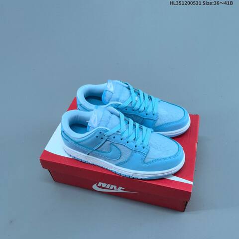 Nike SB Dunk Low Light Pink Black White EU 36-41 Skate Shoe - Unisex (BS-60034)