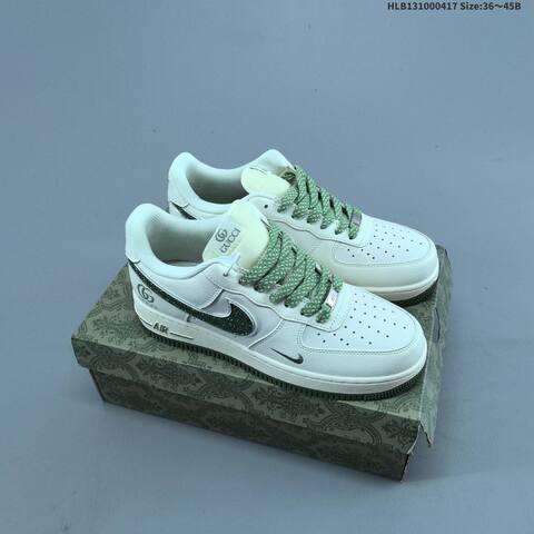 Nike Air Force 1 07 LV8 Grey White Black Cream EU 36-45 Sneaker - Unisex (BS-60677)