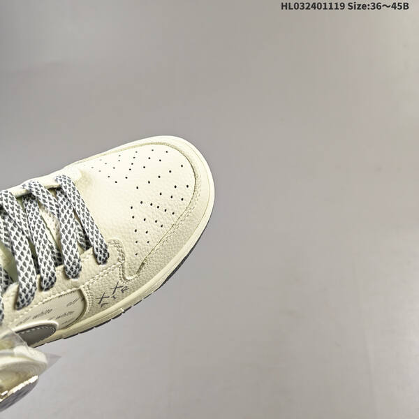 Nike SB Dunk Low Retro DIY cream white grey EU 36-45 skate shoe