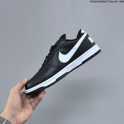 Nike Big Low 355152-016 Black White EU 36-45 Skate Shoe - Unisex (BS-60069)