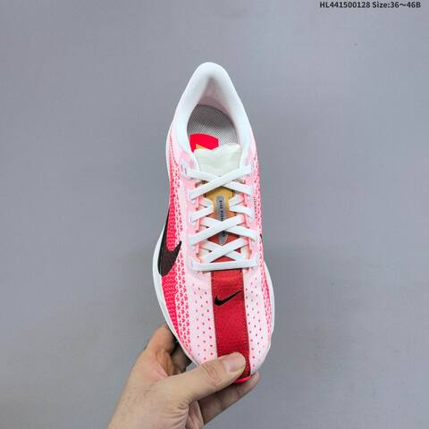 Nike Air Zoom Pegasus Plus Flyknit White Pink Red Black EU 36-46 Running Shoe - Unisex (BS-61690)