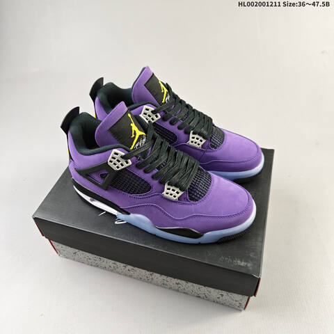Air Jordan 4 Retro OG Imperial Purple Replica AIR JORDAN 4 Aj4 Lifestyle (BS-67495)