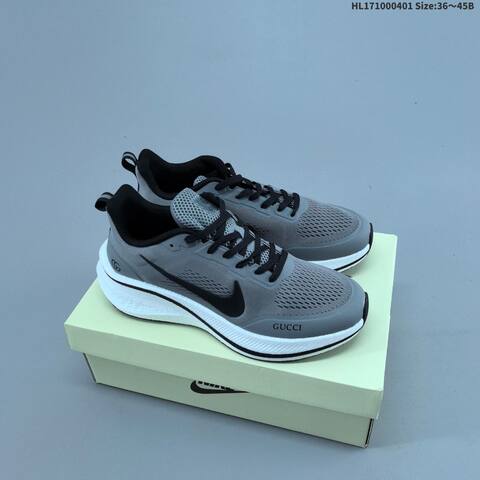 Nike DIY ZOOM AIR LJ7701-002 White Black Green EU 36-45 Running Shoe - Unisex (BS-60989)