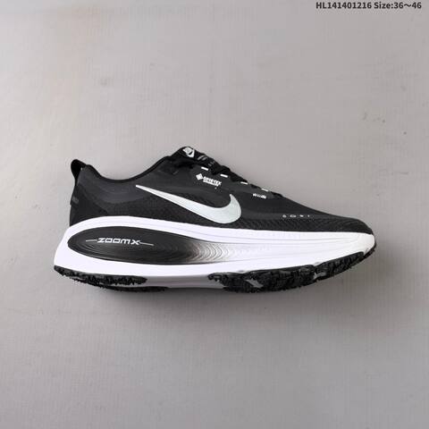Nike Vomero 18 GTX ReactX Air Zoom Black White Silver EU 36-46 Running Shoe - Unisex (BS-62638)