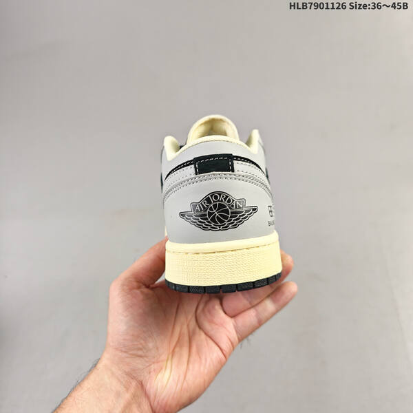 Nike Air Jordan 1 Low black/gray/cream EU 36-45 lifestyle