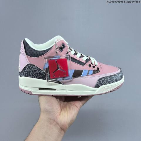 Travis Scott x Air Jordan 3 Retro AIR JORDAN 3 Aj3 3 TS Lifestyle (BS-66610)