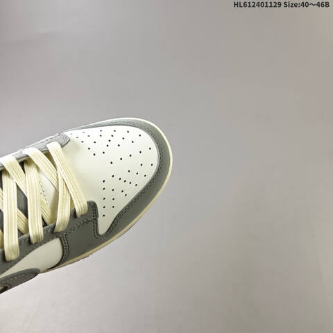 Nike Dunk Low Retro DIY Off White Light Grey Dark Grey EU 40-46 Skate Shoe - Men's (BS-62972)