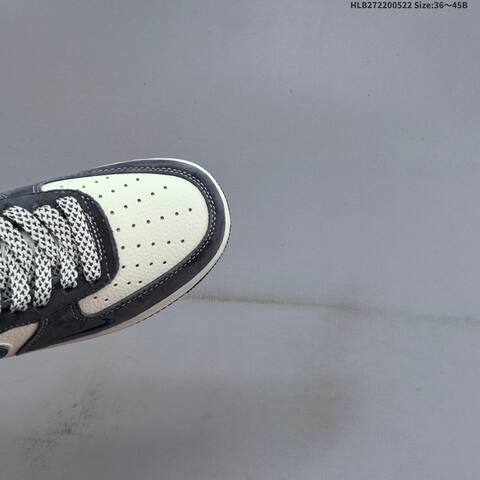 Nike Air Force 1 07 LV8 Navy Blue Off White Dark Gray EU 36-45 Sneaker - Unisex (BS-60229)