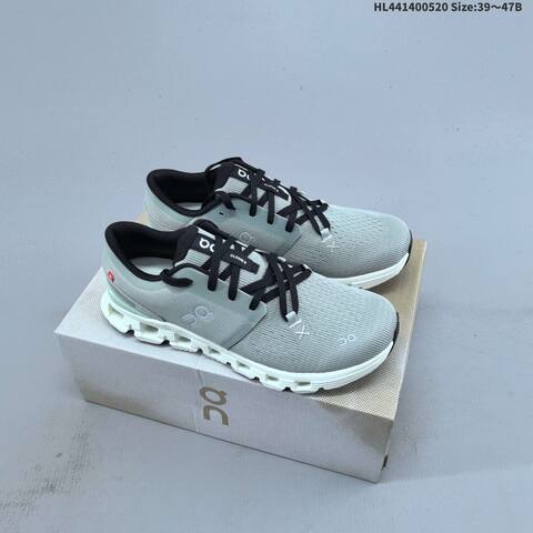 On Cloud X 4 Grey Black Mint White EU 39-47 Running Shoe Running Sneakers - Unisex (BS-69533)