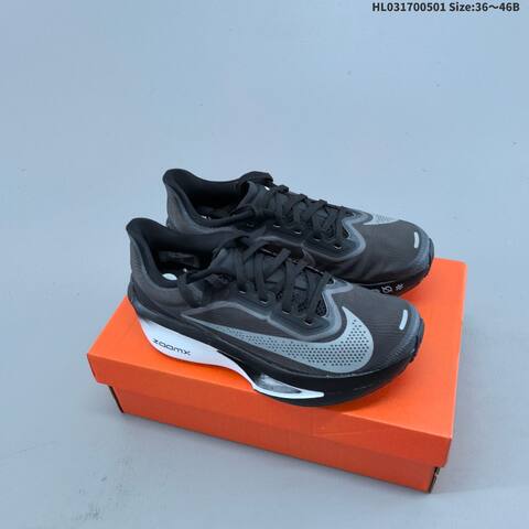 Nike Zoom Fly 6 Black White Grey Red EU 36-46 Running Shoe - Unisex (BS-60554)