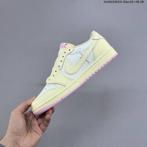 Travis Scott x Air Jordan 1 Low AIR JORDAN 1 Aj1 Lifestyle (BS-66385)