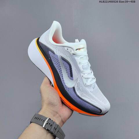 Nike Air Zoom Pegasus 42 White Black Neon Green Purple Orange EU 39-45 Running Shoe - Unisex (BS-60116)
