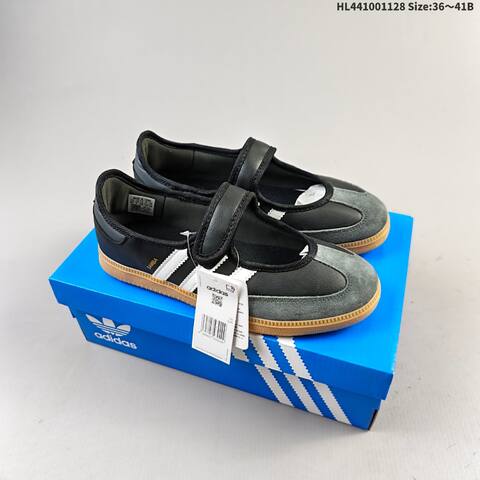 Adidas Samba OG Mary Jane JR1402 Black White Grey Gum EU 36-41 Sneaker - Unisex (BS-65410)