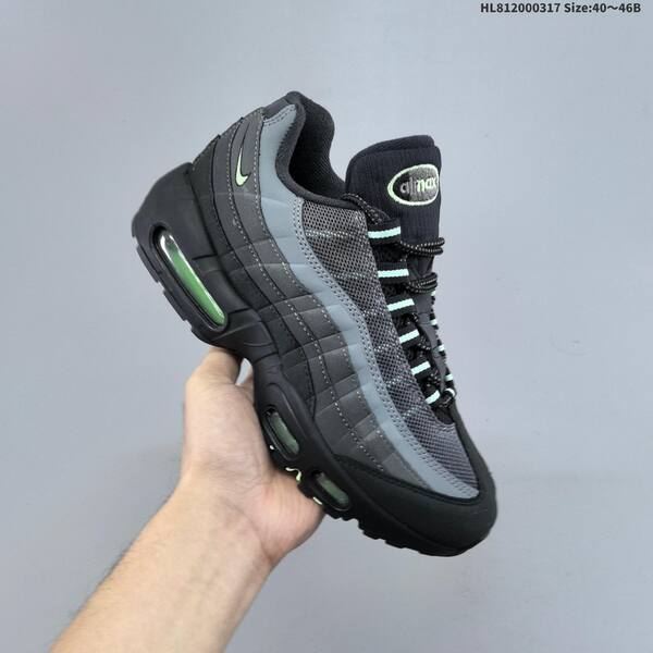 Nike Air Max 95 grey black neon green EU 40-46 sneaker