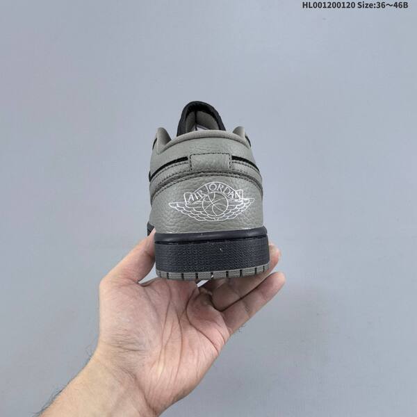 Jordan Air Jordan 1 Low Olive Grey Black Orange 36 46B casual lifestyle