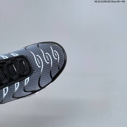 Nike Air Max Plus TN Black Grey White EU 36-46 Running Shoe - Unisex (BS-61881)