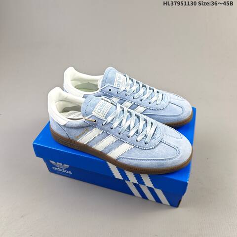 Adidas Handball Spezial Black Dark Grey Brown White Gum EU 36-45 Skate Shoe - Unisex (BS-65395)