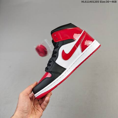 Nike Air Jordan 1 Retro High OG Black White AIR JORDAN HV6491 006 HL6 Lifestyle (BS-67517)