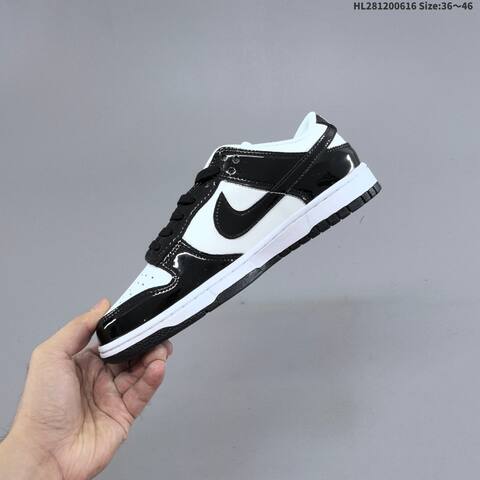 Nike SB Dunk Low Pro Black White EU 36-46 Skate Shoe - Unisex (BS-59915)
