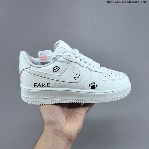 Nike Air Force 1 07 Low White Black EU 35-47 Sneaker - Unisex (BS-61768)