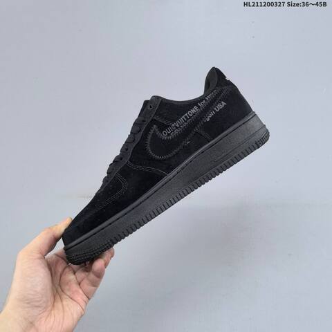 Nike Air Force 1 07 Black Gold EU 36-45 Sneaker - Unisex (BS-61102)