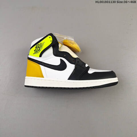 Air Jordan 1 High OG Volt Gold AIR JORDAN 1 Aj1 Lifestyle (BS-67596)