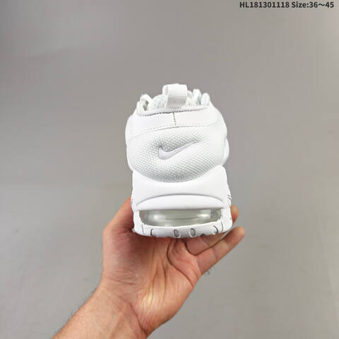 Nike Air More Uptempo Low FZ3055-100 Triple White EU 36-45 Basketball Shoe - Unisex (BS-63501)