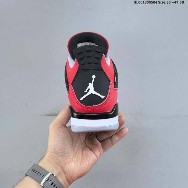 Jordan Air Jordan 4 Retro Toro Bravo red/black/white 36~47.5 basketball