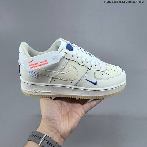 Nike Air Force 1 07 White Beige Grey Orange Neon Green Wheat Tan Gum EU 36 45 Sneaker EU 36-45 - Unisex (BS-60399)