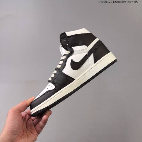 A Air Jordan 1 High OG Baroque Brown AIR JORDAN 1 Aj1 Lifestyle (BS-67351)