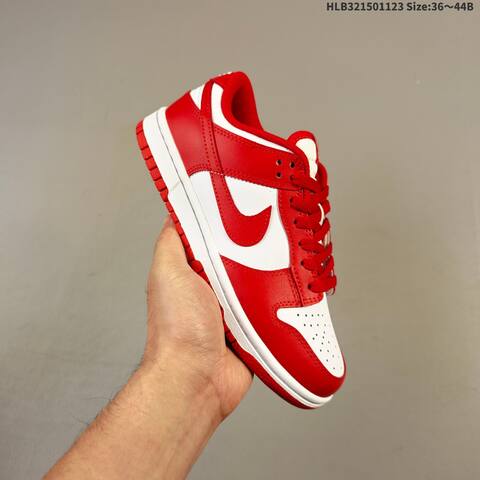 Nike Dunk Low Next Nature White Red EU 36-44 Skate Shoe - Unisex (BS-63195)