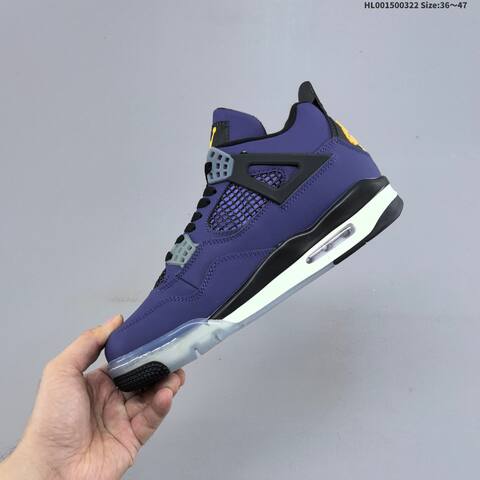 A Air Jordan 4 Retro OG Imperial Purple Replica AIR JORDAN 4 Aj4 Lifestyle (BS-66475)