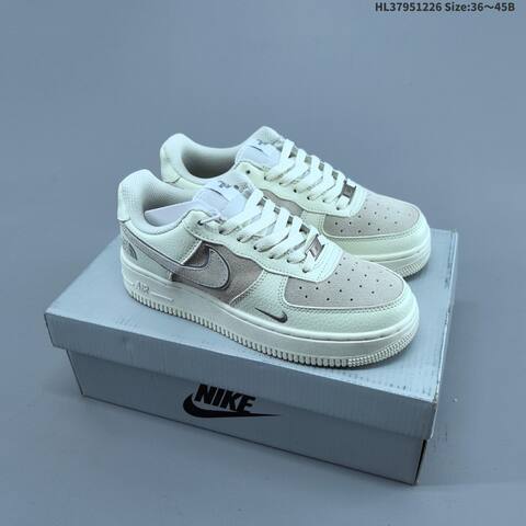 Nike Air Force 1 07 LX Off White Dark Brown EU 36-45 Skate Shoe - Unisex (BS-62407)