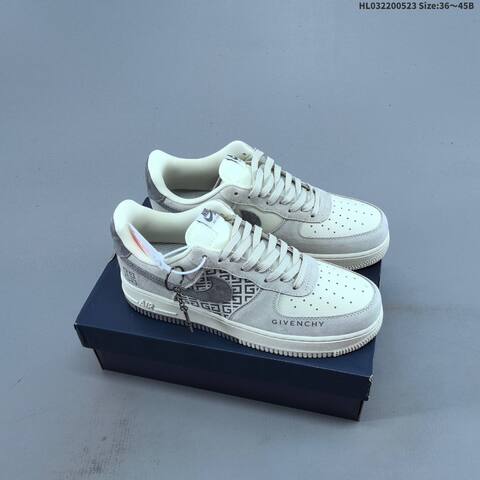 Nike Air Force 1 07 LV8 Light Grey Cream Dark Grey EU 36-45 Sneaker - Unisex (BS-60184)