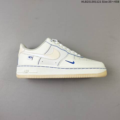 Nike Air Force 1 07 Off White Blue Beige EU 35-45 Sneaker - Unisex (BS-63302)