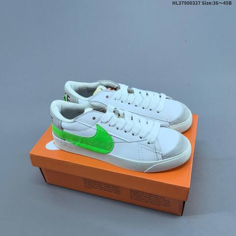 Nike Blazer Low 77 Jumbo White Brown Grey Sail EU 36-45 Skate Shoe - Unisex (BS-61110)
