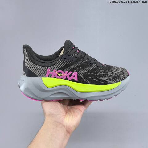 HOKA ONE ONE Arahi 8 Black Grey Neon Yellow Pink EU 36-45 Running Shoe Running Sneakers - Unisex (BS-69396)