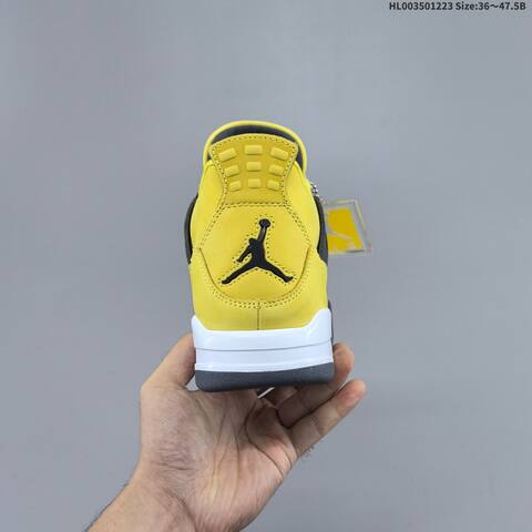 Air Jordan 4 Retro Tour Yellow AIR JORDAN 4 Aj4 4 2006 Jor Lifestyle (BS-67316)