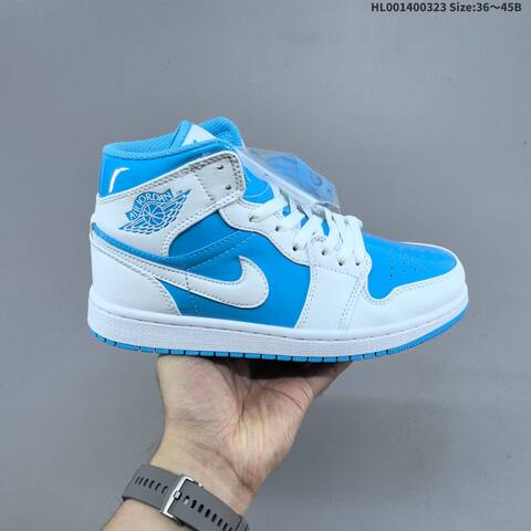 Air Jordan 1 Mid Legend Blue AIR JORDAN 1 Aj1 Lifestyle (BS-66462)