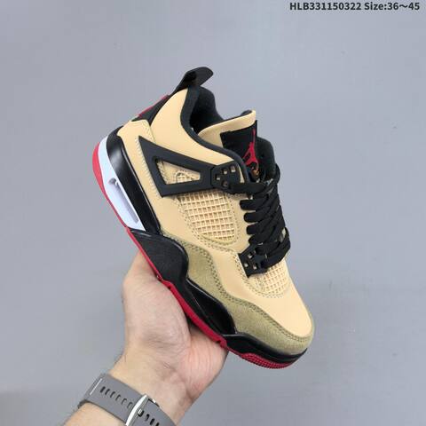 Air Jordan 4 Retro Pizza AIR JORDAN 4 Aj4 4 1989 Lifestyle (BS-66478)