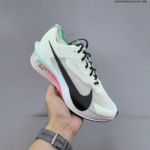 Nike ZoomX Vaporfly NEXT 4 Vaporweave White Black Pink Green EU 36-46 Running Shoe - Unisex (BS-60220)