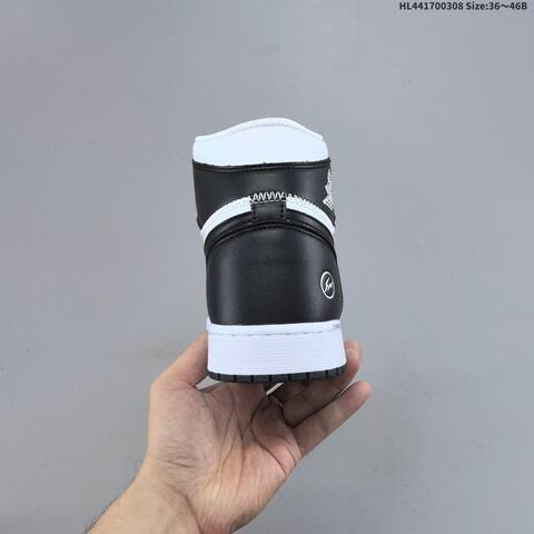 Union LA x Fragment Design x Air Jordan 1 Retro High OG White Black Lifestyle (BS-66597)