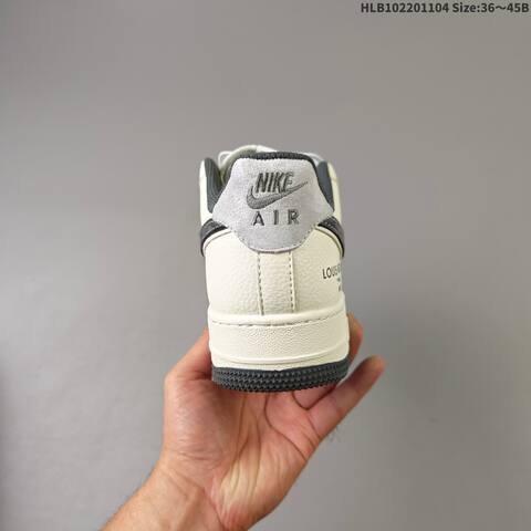 Nike Air Force 1 Low Off White Dark Grey Black EU 36-45 Sneaker - Unisex (BS-63896)