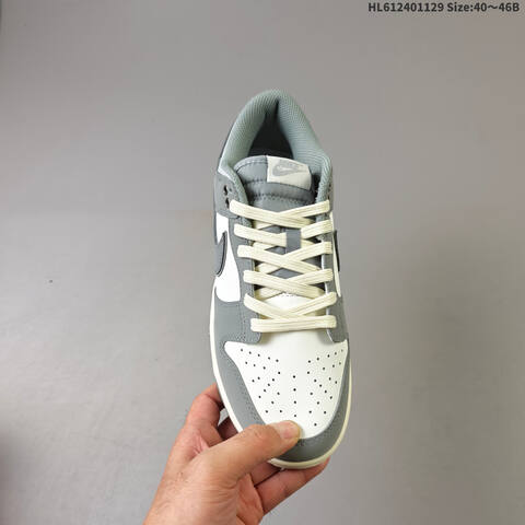Nike Dunk Low Retro DIY Off White Light Grey Dark Grey EU 40-46 Skate Shoe - Men's (BS-62972)