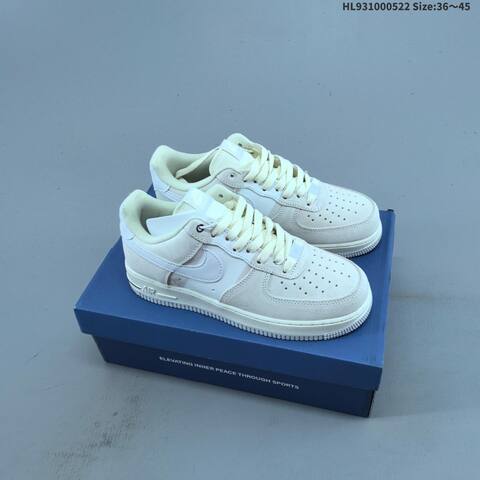 Nike Air Force 1 Low Tan Beige Green Orange White EU 36-45 Sneaker - Unisex (BS-60231)